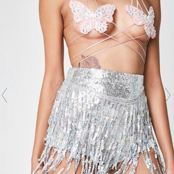 ISO pink, purple, or silver la bamba shorts elsie and fred size s - Picture 3 of 3